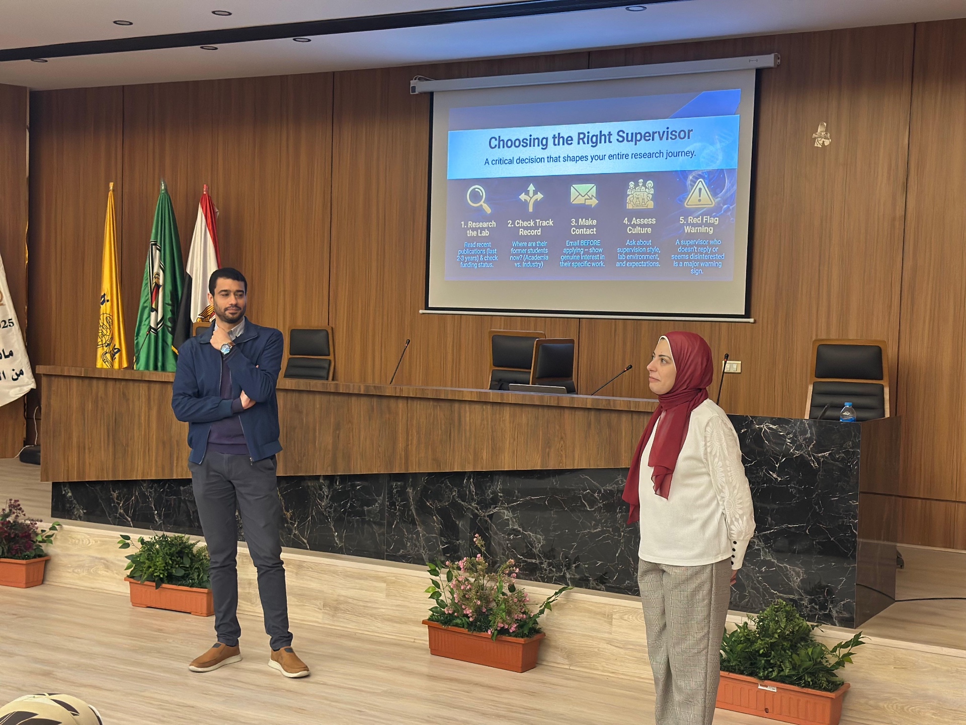 From Lab to Global Opportunities workshop session on choosing the right supervisor
